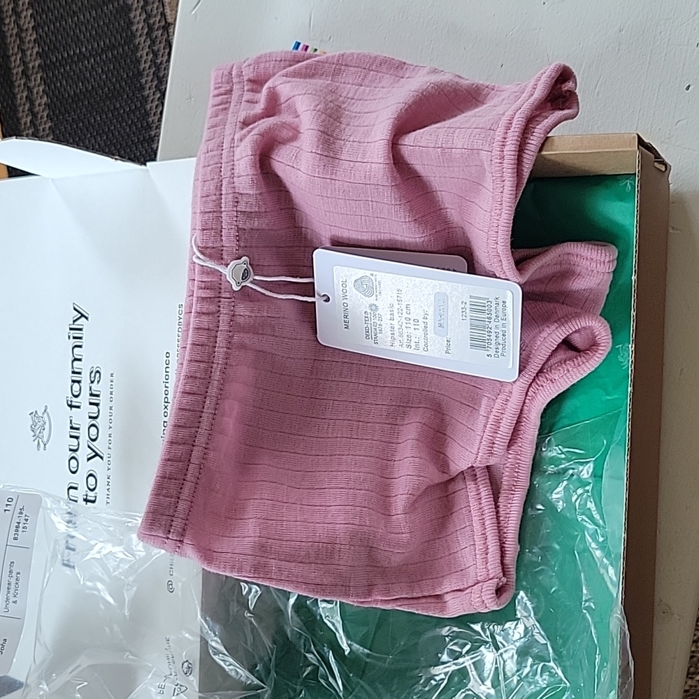 Joha Merino wool undies/knickers Size 5/6T